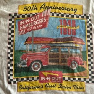 Rare vintage 1998 in n out t shirt